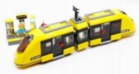 Lego City 60271 сам трамвай, трамвайная остановка