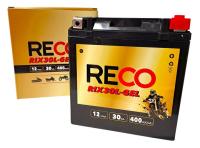 AKUMULATOR RECO RIX30L-GEL 12V 30Ah 400A P+ YIX30L-BS YIX30L HARLEY