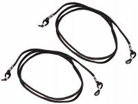 Шнурок x2 цепи очки шнуры кулон набор из 2 шт Черный