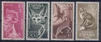 SAHARA ESPANOL - 1960 - Mi 207-210 - FAUNA xx