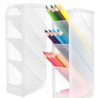 PRZYBORNIK ORGANIZER POJEMNIK SORTER NA BIURKO DZIECKA KREDKI PISAKI OŁÓWKI