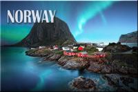 НОРВЕГИЯ ФЬОРД ЗАРЯ ПЕЙЗАЖ МАГНИТ НА ХОЛОДИЛЬНИК