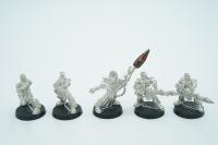 Warhammer 40k Eldar Dark Reapers zestaw 5 figurek metal