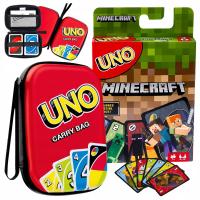 ZESTAW UNO MINECRAFT + FUTERAŁ SERIA SPECJALNA GRY EDUKACYJNE ZABAWKI