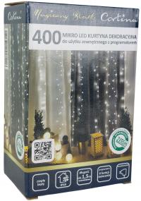 Рождественские огни гирлянда теплый белый 400 микро светодиодный занавес микро провода