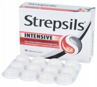 STREPSILS Iintensive лекарство от боли в горле 36 таблеток для всасывания