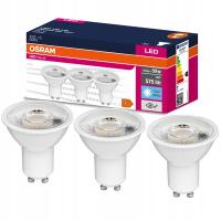3x светодиодная лампа GU10 6,9 ВТ = 50 Вт 4000K 120° OSRAM