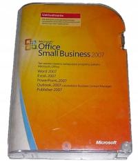 Microsoft Office 2007 Small Business UPG BOX 2PC POLSKI 2 PC / licencja wieczysta BOX