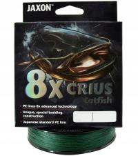 PLECIONKA JAXON CRIUS 8X CATFISH GREEN 300m/ 0,45mm/ 80kg