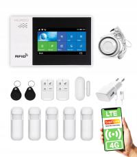 Bezprzewodowy alarm WiFi GSM powiadomienia 4G LTE