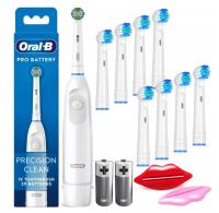 Oral-B DB5 Pro Battery white szczoteczka biała na baterie 8 końcówek