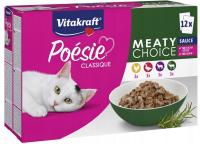 VITAKRAFT CAT POESIE CLASSIQUE MP SAUCE meaty 12x85g