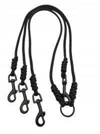 Komfort i bezpieczeństwo - Trójnik dla psów rozmiar S - odczepiana smycz