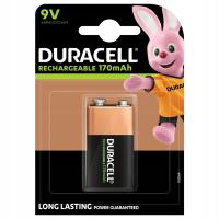 1 Akumulatorek DURACELL Rechargeable 9V 170mAh 6F2