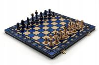 Шахматы Senator Blue / декоративные шахматы / деревянные шахматы / производитель