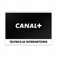 KOD PODARUNKOWY VOUCHER CANAL+ TELEWIZJA INTERNETOWA (ENTRY+) 12 MIESIĄCY