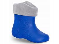 ZETPOL Kalosze dziecięce EVA Frog blue z wkładem ocieplającym 24/25