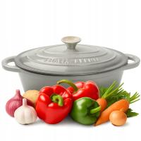 Brytfanna żeliwna emaliowana EMALIA RYBNIK Jadwiga 4l