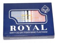 Karty do gry Royal 17909 plastikowe 2 talie