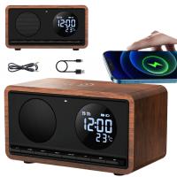 Радио батареи FM Манта радио часы Bluetooth индукции зарядное устройство Римини