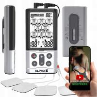 Электростимулятор мышц и нервов десятки EMS массаж 60 прог Альфа электроды