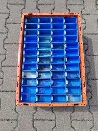 Pojemnik plastikowy do euroboxu zestaw 48szt wkład kuweta skrzynka EK3