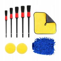 Zestaw pędzli do detailingu samochodowego All Purpose Clean Praktyczne Niezawodne 9 sztuk
