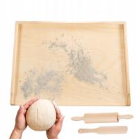 ДЕРЕВЯННЫЙ БОЛЬШОЙ 70X50 СМ ОДНОСТОРОННИЙ XXL РОЛИКОВЫЙ ШПАТЕЛЬ БЕСПЛАТНО