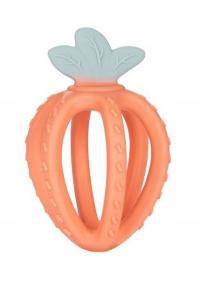 Canpol Babies Gryzak 3D silikonowy pomarańczowy