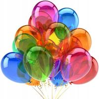 воздушные шары Кристл прозрачные красочные профессиональные 10 дюймов 20 шт