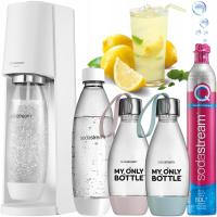 Saturator SodaStream do wody gazowanej Terra biały + 2 inne produkty