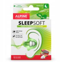zatyczki do uszu do spania Alpine SleepSoft, miękkie, 25 dB, M