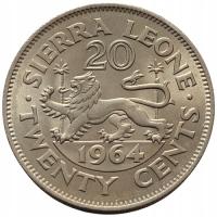 47276. Sierra Leone - 20 centów - 1964r.