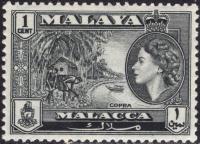 Malaya/Malacca QEII 1 c.czysty **