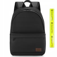 Plecak męski damski do pracy czarny plecak szkolny młodzieżowy A4 ZAGATTO