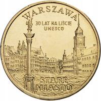1010 2 zł - Warszawa Stare Miasto - 30-l. UNESCO