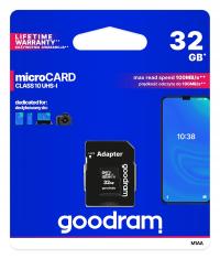 GOODRAM KARTA PAMIĘCI 32GB MICRO SD CLASS 10