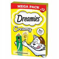 Dreamies Creamy 12x10g Kremowy Przysmak Dla Kota Z Serem I Z Kocimiętką