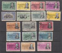 LIBERIA zbiorek 17 zn. LUDZIE z 1948/1958