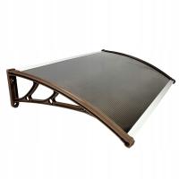 Навес двери 120x80 см навес над дверью над Klime УФ поликарбонат тент