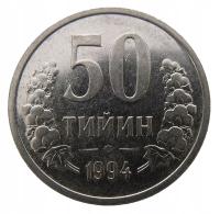 UZBEKISTAN 50 TYIN 1994 OKOŁOMENNICZA