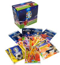 футбольные карты УЕФА ЕВРО 2024 Германия Мега коробка с 360 шт бустер карты