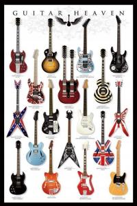 Plakat Guitar Heaven Gitary elektryczne 61x91,5 cm