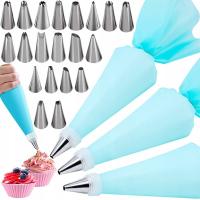 SILIKONOWY RĘKAW WOREK CUKIERNICZY DO DEKORACJI DEKORATOR DO TORTÓW CIAST