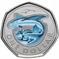 BARBADOS 1 DOLAR 2020 UNC RYBA RYBA LATAJĄCA