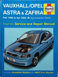 HAYNES - VAUXHALL / OPEL ASTRA & ZAFIRA [1998-2004]