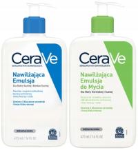 CERAVE набор увлажняющая эмульсия очищающая эмульсия 2x473 мл