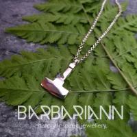 XL Młot Thora z Birki z personalizacją - GRAWER - srebro 925 - Mjolnir