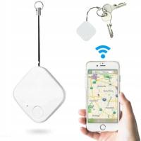 BLUETOOTH GPS ЛОКАТОР ДЛЯ РЕБЕНКА КЛЮЧИ БУМАЖНИК СОБАКА БЕЛЫЙ