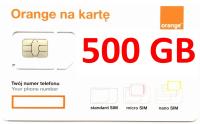 internet orange free na kartę starter 500 GB 0,5 TB 2 lata 4G LTE